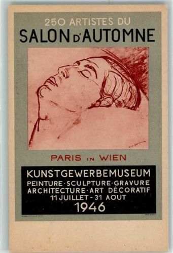 Wien 1946 Salon d`Automne Paris in Wien AK