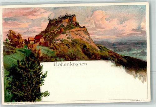 Mühlhausen-Ehingen 1899 Verlag Velten Nr. 3 Hohenkrähen
