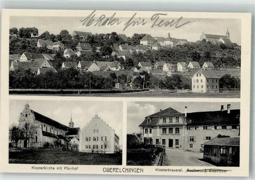 Oberelchingen Klosterkirche Pfarrhof Klosterbrauerei