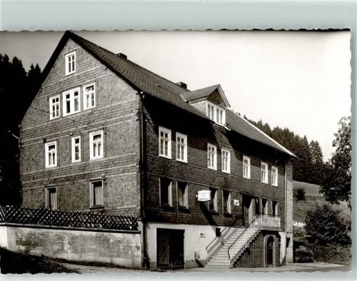 Birkelbach Gasthaus Am Köpfchen Emailleschild "Unterberg" Ort handschriftlich