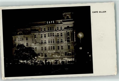 Wien Gasthaus Cafe Siller bei Nacht