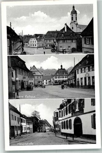 Riegel Beim Rathaus Hauptstraße Oldtimer Ort lt. Recherche