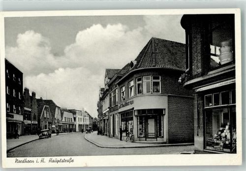 Nordhorn Hauptstraße Oldtimer Fahrrad