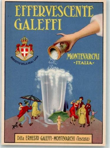 52025 Montevarchi Künstlerkarte Effervescente Galeffi