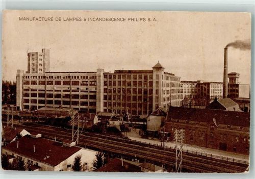 Eindhoven Manufacture de Lampes a Incandescence Philips Glühlampenfabrik