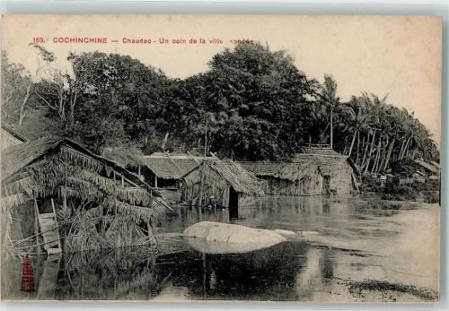 Cochinchine Chaudoc an der Grenze zu Kambodscha