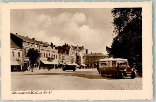 Schneidemühl Omnibus Marktplatz Neuer Markt