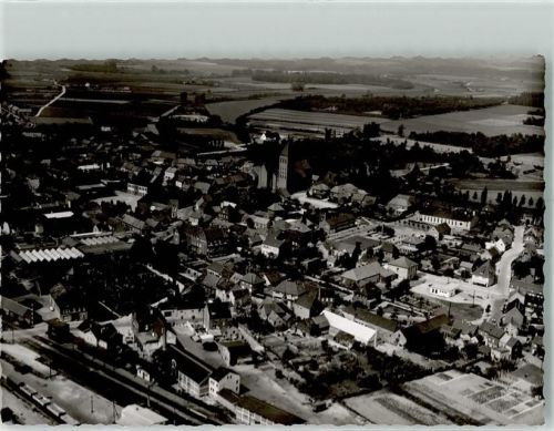 Weeze Bahnhof Weeze Fliegeraufnahme Ort lt. Fotograf
