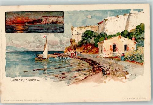 Cannes Ile Sainte-Marguerite sign. Manuel Wielandt