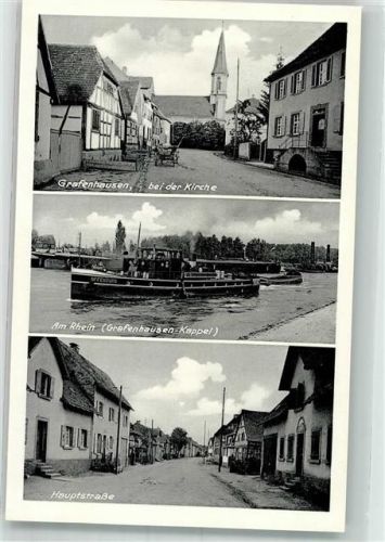 Grafenhausen An der Kirche Am Rhein Hauptstraße