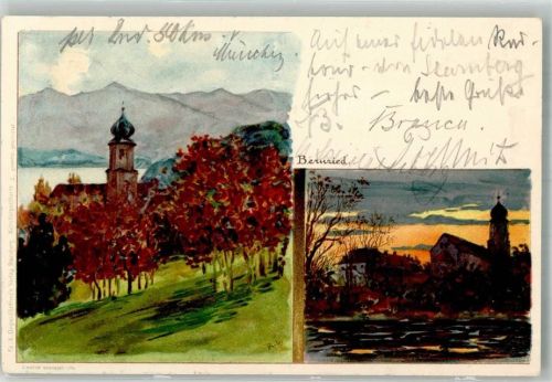 Bernried 1899 Kirche Adelskorrespondenz