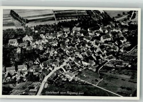 Waldbach Fliegeraufnahme Freigeg. R.L.M.