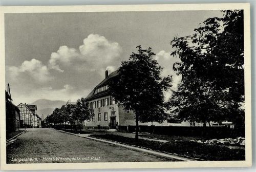 Langelsheim Horst-Wesselplatz mit Post