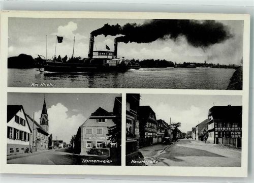Nonnenweier Am Rhein Dampfer Hauptstraße Gasthaus