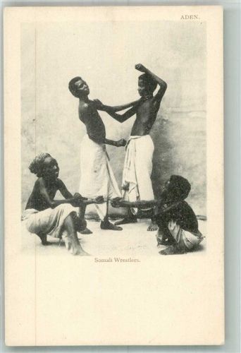 Mogadischu Tracht Sportler Somali Wrestler