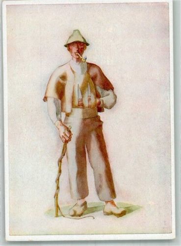 P. 3 Reihe 3 Nr. 3 Südtiroler Volkstrachten Sarner Hirt