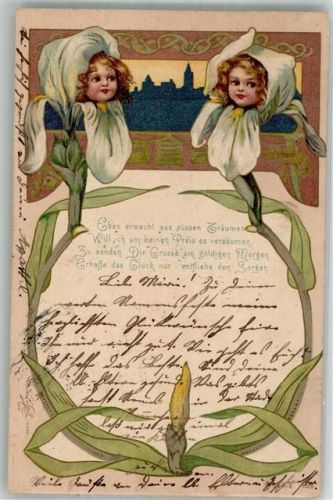 1901 Jugendstil Gedicht
