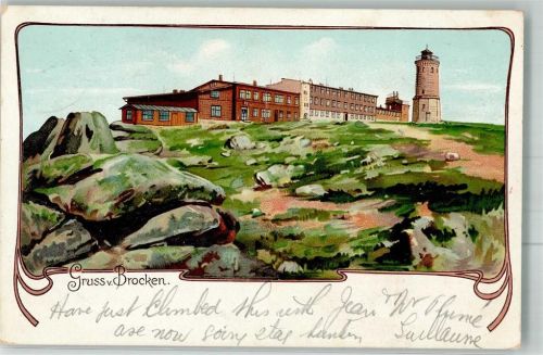 Werningerode 1905 Brocken Hotel