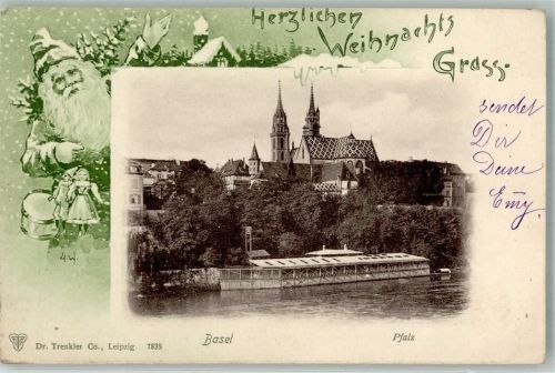 Basel 1900 Weihnachtsmann Puppen
