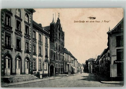 Goch 1940 Feldpost WK II Feldpostnr. 29 267 Steinstrasse Haus 5 Ringe