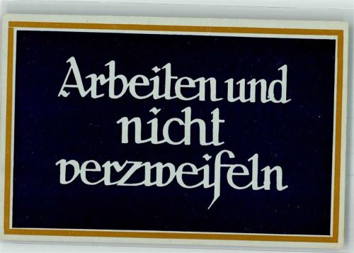 Das Buch : Arbeiten und nicht verzweifeln AK der Blauen Bücher