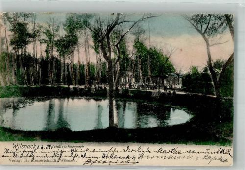 Bad Wilsnack 1904 Gasthaus Schützenhaus Park