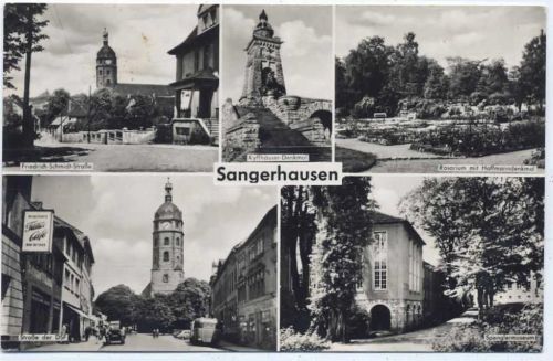 1965 Sangerhausen, Kyffhäuser-Denkmal, Rosarium, Spenglermuseum,VEB Bild und Heimat Reichenbach AKU1