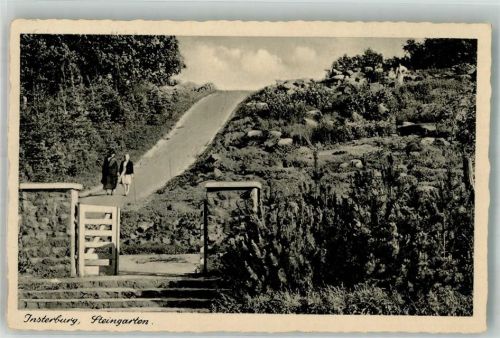 Insterburg 1941 Feldpost WK II Steingarten