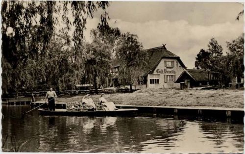 Lehde um 1960 Cafe Venedig.,VEB Bild und Heimat Reichenbach AKU1
