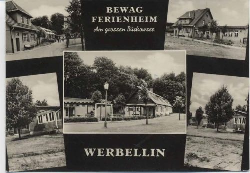 04703 O1301 Werbellin 1966 - Werbellin, 5 Ansichten,H. Sander K.G. AKU1