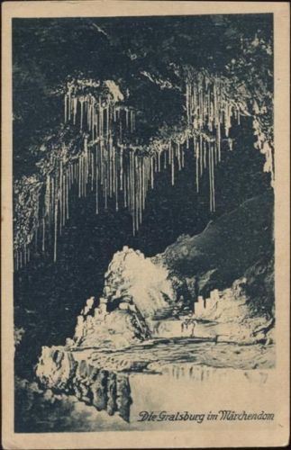 um 1920-30 Saalfeld, Feengrotten/fairy grotto,Verwaltung der Feengrotten