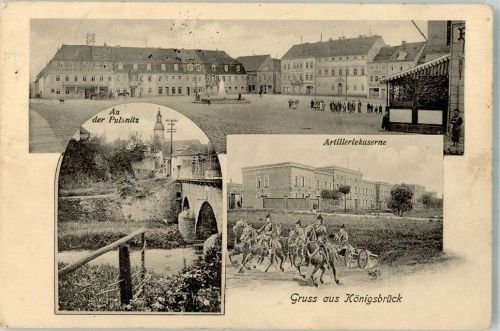 Königsbrück 1914 Artilleriekaserne An der Pulsnitz