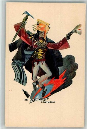 1927 Bojnicki Trachten Serie polnische Tänze Art Deco