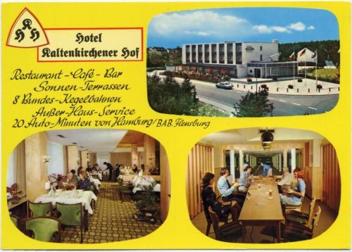 um 1970-80 Kaltenkirchen, Hotel -Kaltenkirchener Hof- innen und außen