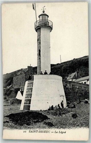 Saint-Brieuc Leuchtturm Wasserstand-Marke