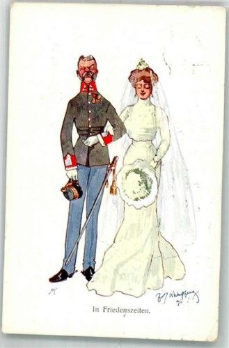 1911 In Friedenszeiten Hochzeit B.K.W. I Serie 901-6