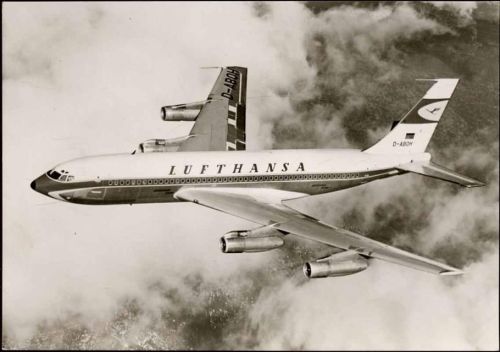 um 1970/80 Lufthansa Boeing Jet 720 B.,Luft Hansa Ag AKU1