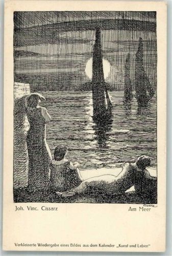 1916 Joh. Vinc. Cissarz - Am Meer