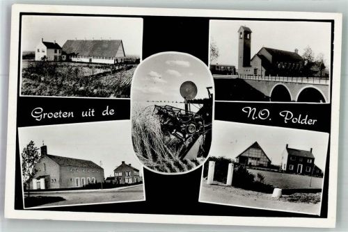 Bant 1954 Hafen Kirche N.O. Polder