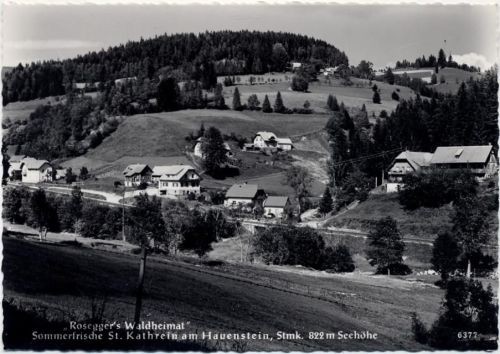 1968 St. Kathrein am Hauenstein, gezackter Rand,Alfons Bayer AKU1