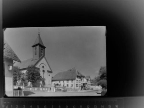 Rötenbach Hauptstrasse m. Kirche