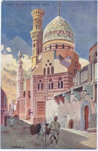 1910/20 Cairo, Moschee Ibrahim Agha,sign. R. Carl