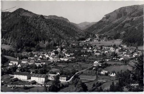 um 1967 Hohenberg: N.Ö., Ansicht, Berge,P. Ledermann AKU1