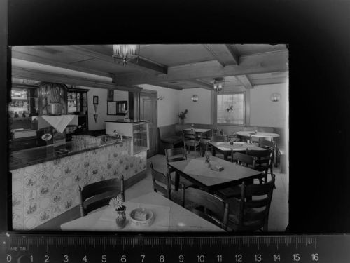 58739 W5757 Wimbern GLASNEGATIV Gasthaus Filthaut