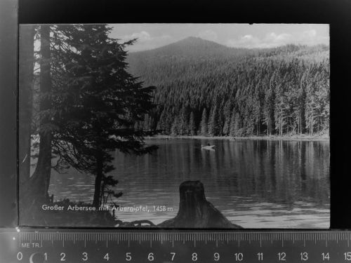 Regen Grosser Arbersee m. Arbergipfel