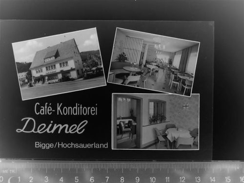 59939 W5787 Bigge GLASNEGATIV Cafe Deimel