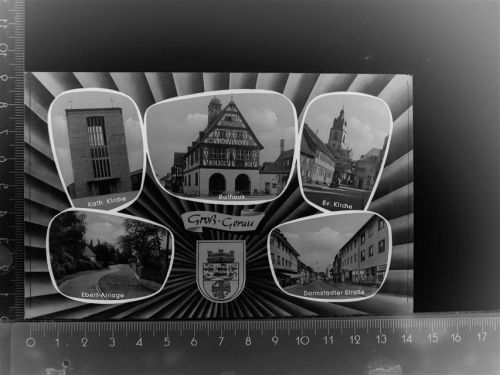 Groß-Gerau Mehrfachbildkarte