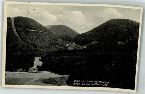Dittersbach 1925 Bahnpost Zug 5374