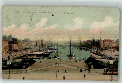 Le Havre 1906 Hafen
