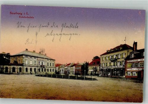 Sarrebourg Gasthaus Geschäft Bahnhofsplatz